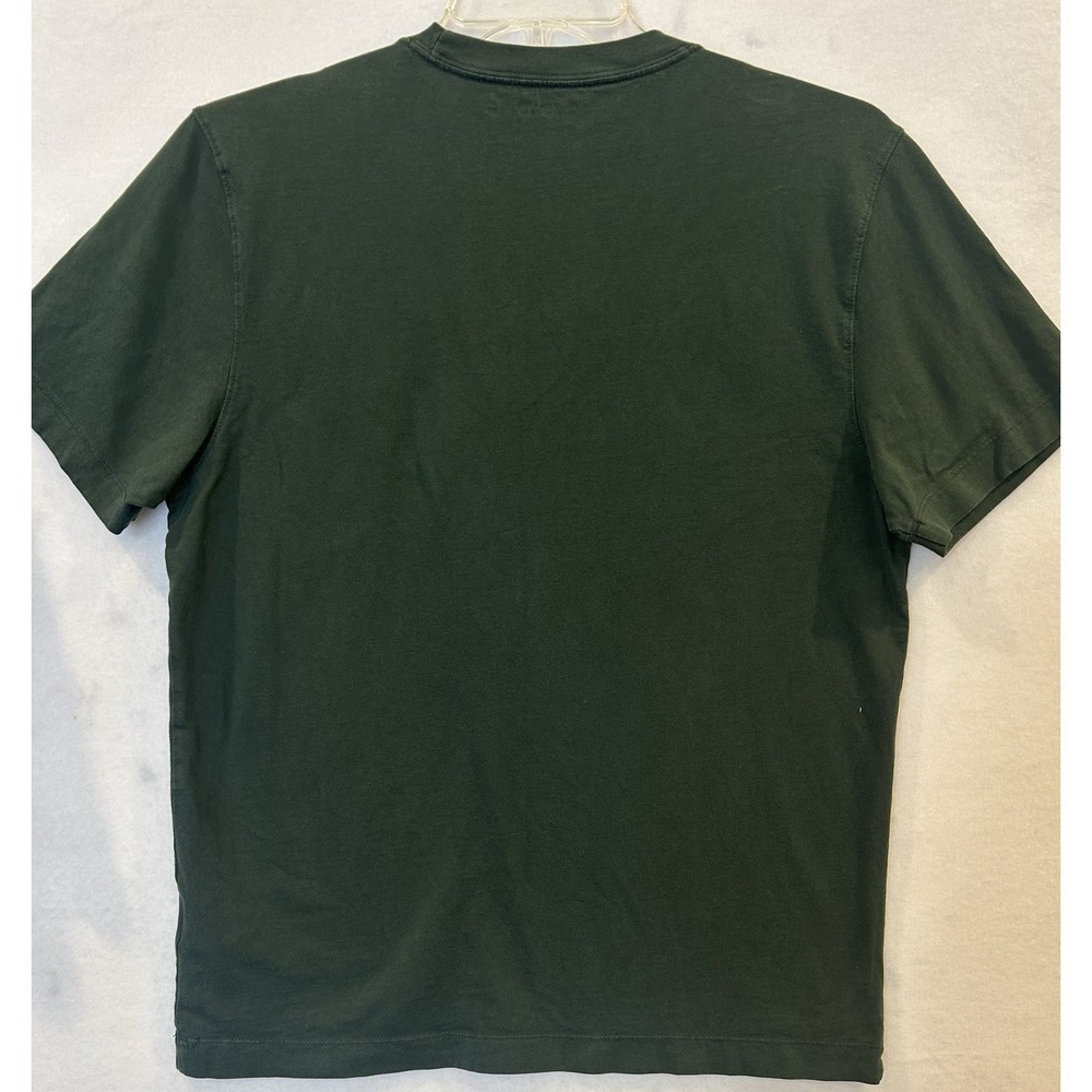 Abercrombie & Fitch Men's Large Green T-Shirt Crew Short Sleeve Moose Logo - Picture 6 of 7